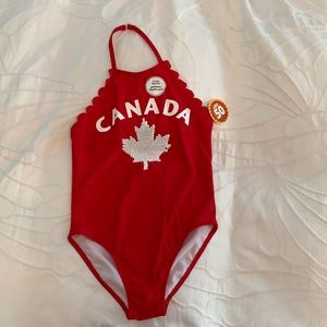 🆕 Girls Canada Swim Suit 🇨🇦